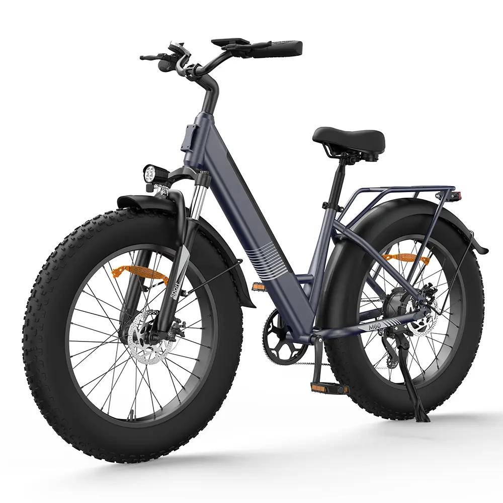 Fat Tire Electric Bike 250W – Finbike M60 Off-Road E-Bike 