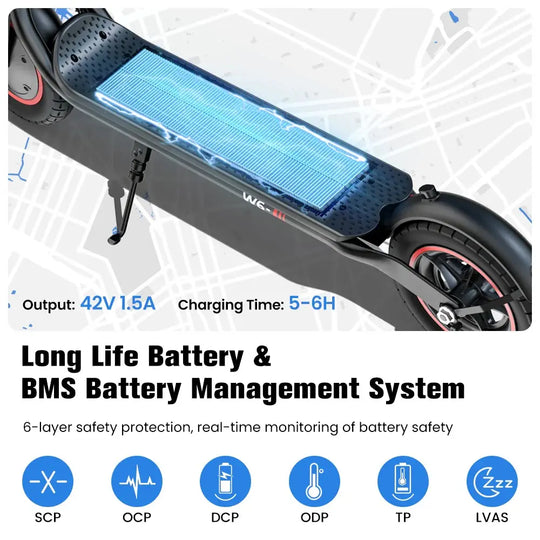 Finbike W6 Commuter Electric Scooter 500W Motor 36V 7.8Ah Battery