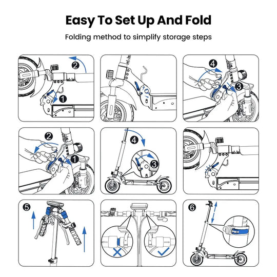 Finbike W9 Electric Scooter 48V 1000W Motor 10" Off-Road Tires