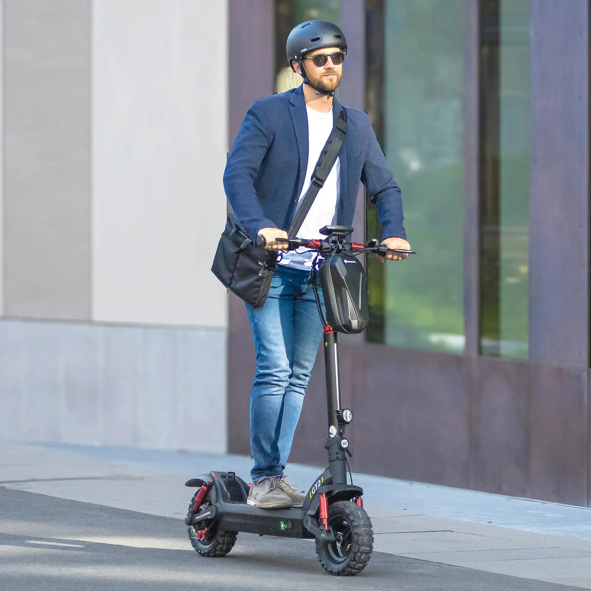 isinwheel GT2 E-Scooter mit ABE, 20 km/h, bis zu 80 km Reichweite, Straßenzugelassen - ABE-certified electric scooter
