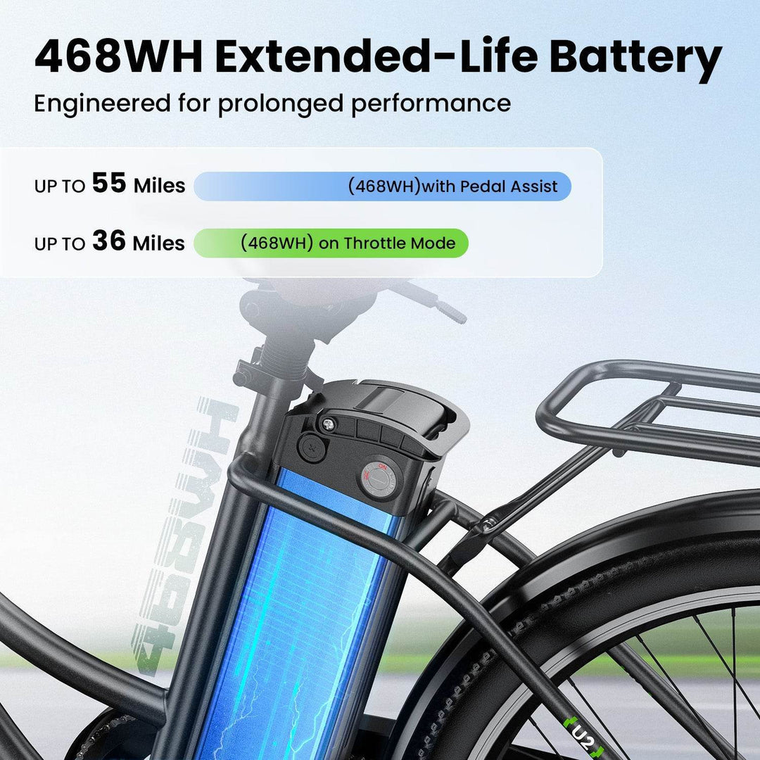 Finbike U2 Step-Thru Electric Bike - FinBike.com