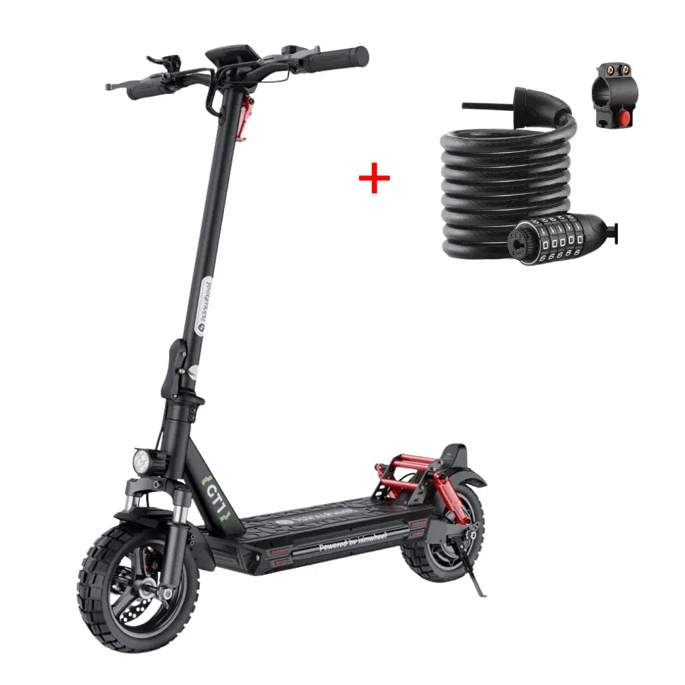 isinwheel GT1 Electric Scooter 800W Motor 48V 10Ah 45km Range