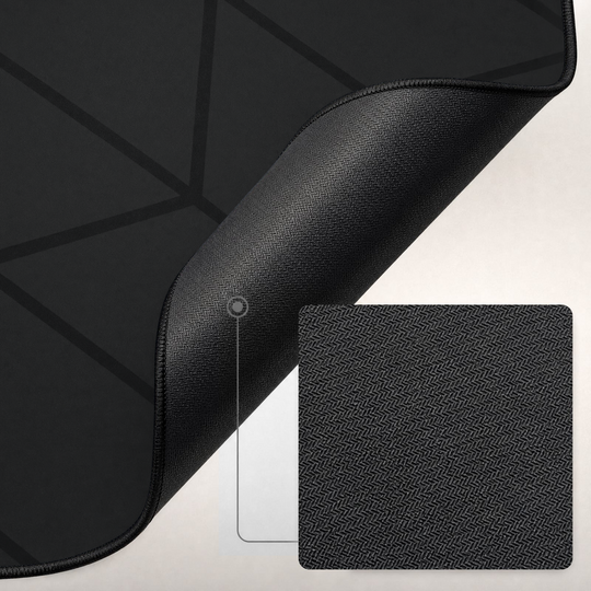 Noise-Cancelling Chair Mat Non-Slip Hardwood Floor Protector Rug Office Mat