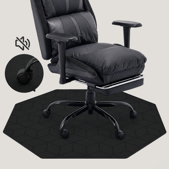 Noise-Cancelling Chair Mat Non-Slip Hardwood Floor Protector Rug Office Mat