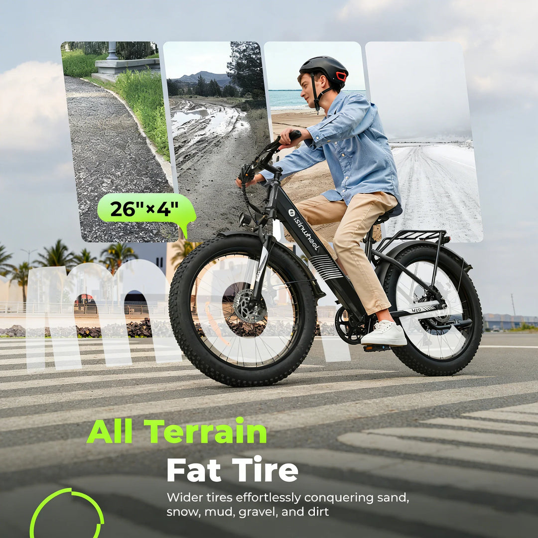 Finbike M60 Fat Tire Elcykel 250W – Off-Road Terrængående E-cykel