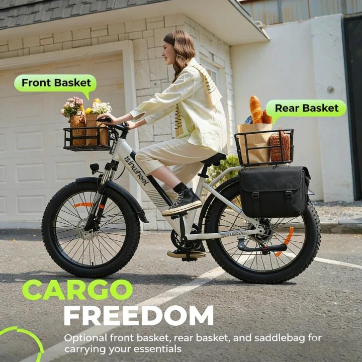 Finbike M60 Fat Tire Elcykel 250W – Off-Road Terrængående E-cykel