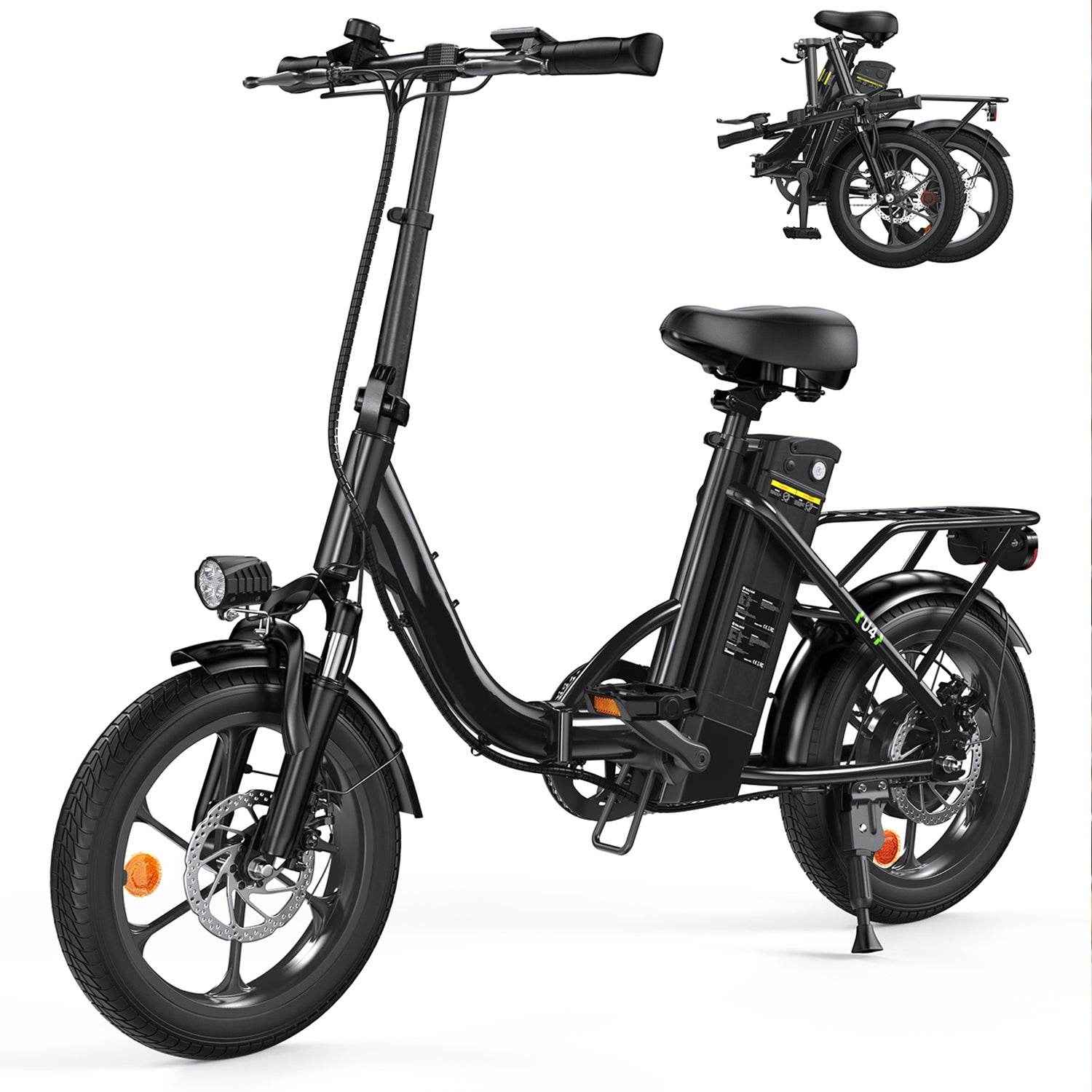 Finbike U4 Commuter Electric Bike 36V 10.4Ah Battery 88km Range