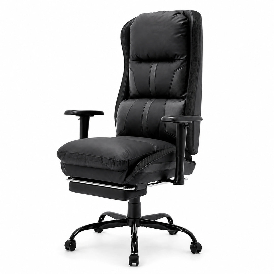 Gaming Chair with Adjustable Backrest, 3D Armrests & Ergonomic Lumbar Support