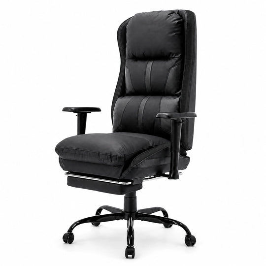 Gaming Chair with Adjustable Backrest, 3D Armrests & Ergonomic Lumbar Support