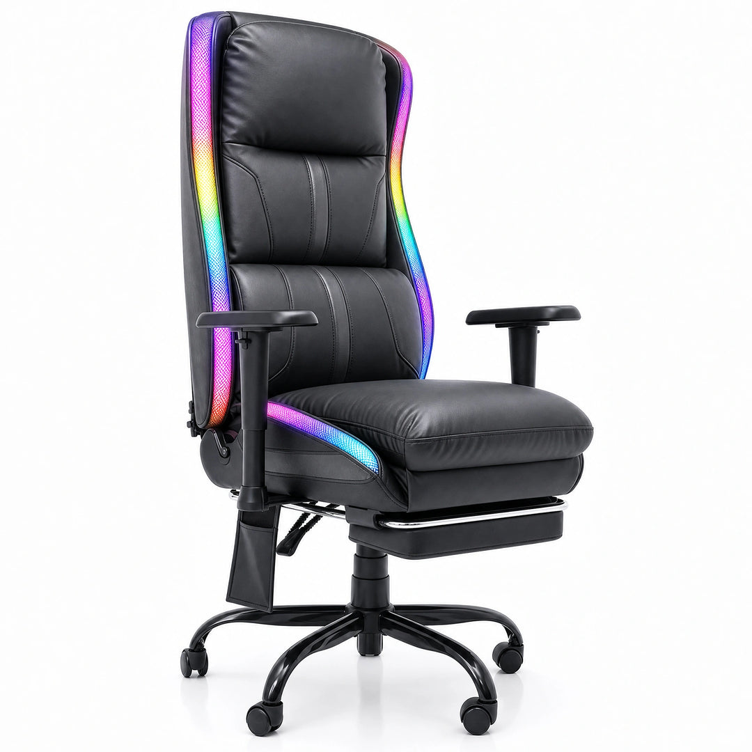 Gaming Chair with Adjustable Backrest, 3D Armrests & Ergonomic Lumbar Support