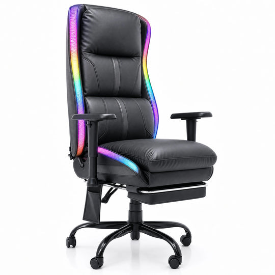 Gaming Chair with Adjustable Backrest, 3D Armrests & Ergonomic Lumbar Support