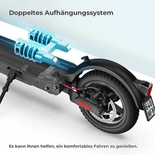 Finbike E9 E-Scooter mit ABE, 30 km Reichweite, 20 km/h, Legal in Deutschland