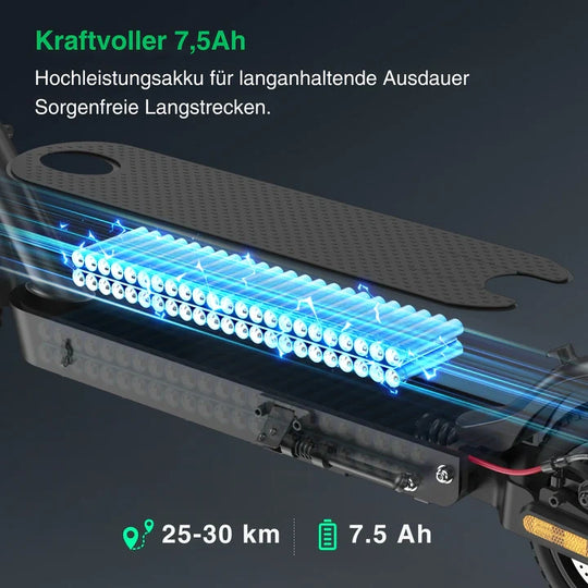 Finbike E9 E-Scooter mit ABE, 30 km Reichweite, 20 km/h, Legal in Deutschland