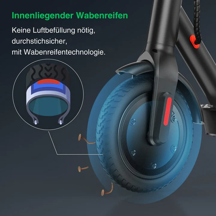 Finbike E9 E-Scooter mit ABE, 30 km Reichweite, 20 km/h, Legal in Deutschland