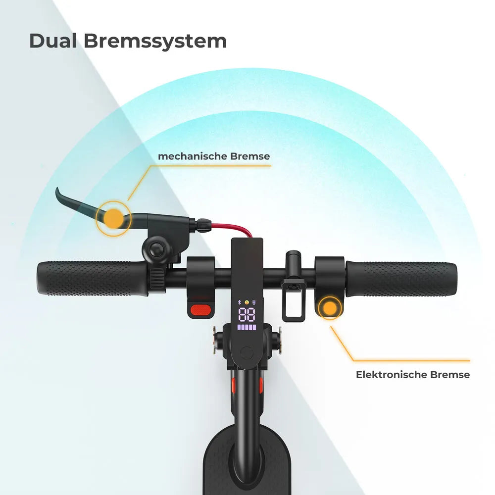 Finbike E9 E-Scooter mit ABE, 30 km Reichweite, 20 km/h, Legal in Deutschland
