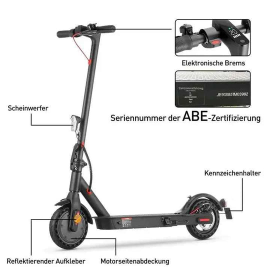 Finbike E9 Electric Scooter with ABE 350W Motor