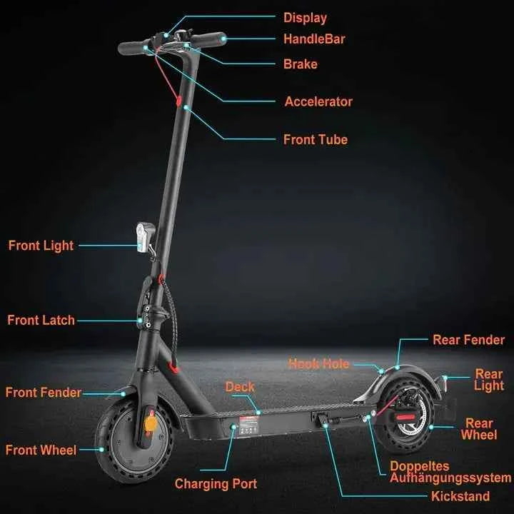 Finbike E9 Electric Scooter with ABE 350W Motor
