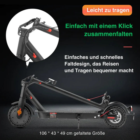 Finbike E9Pro E-Scooter mit ABE, 30 km Reichweite, 20 km/h, Legal in Deutschland