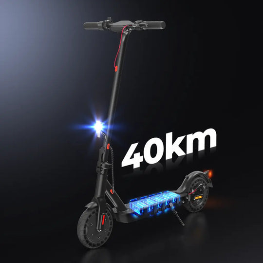 Finbike E9TMAX Trottinette électrique avec homologation, 20 km/h, moteur 500 W, autorisation de circulation routière