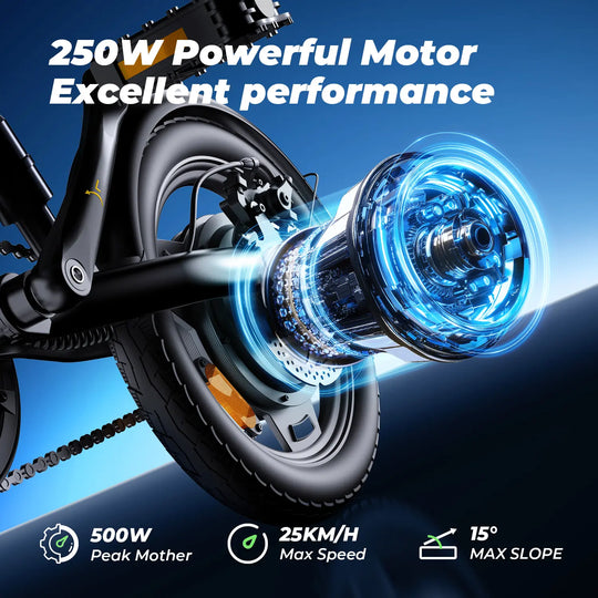 Vélo électrique pliant Finbike EB1 pour déplacements quotidiens