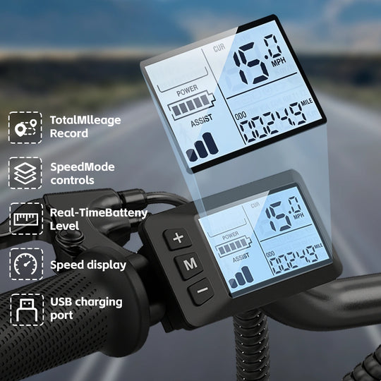 Finbike EB1S Elektrisk Citybike 36V 12Ah Batteri 50 km Rækkevidde