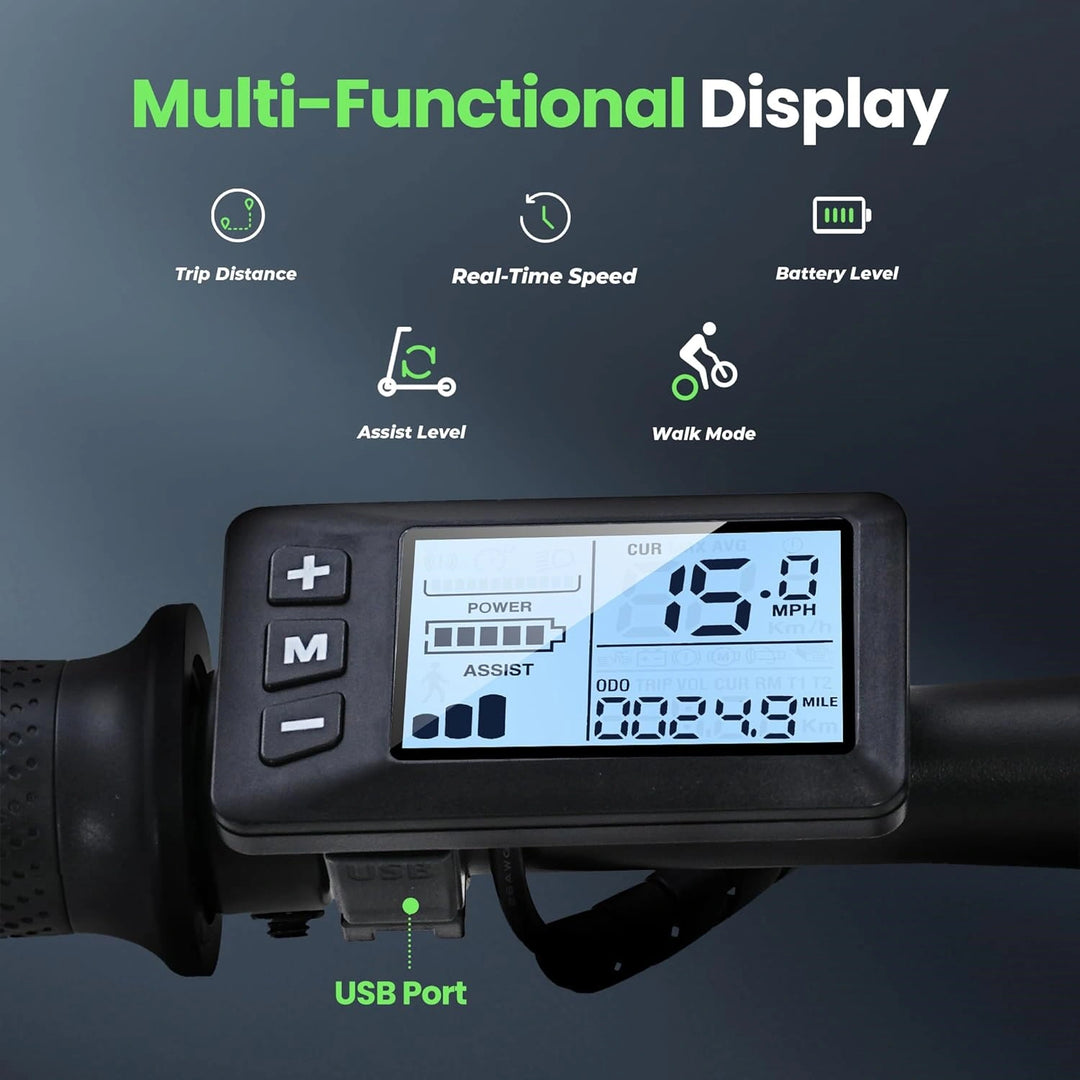 Finbike EB1S Electric City Bike 36V 12Ah Battery 50km Range