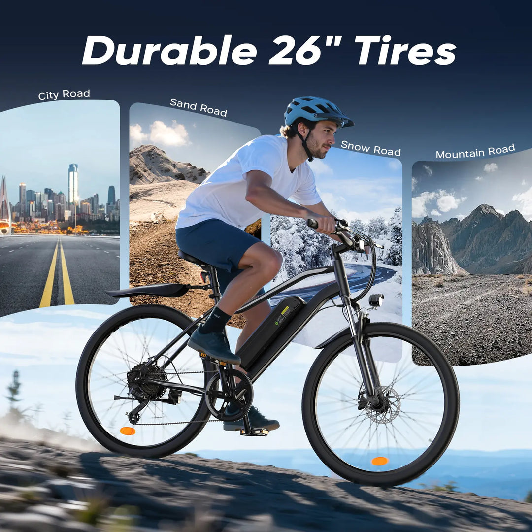 electric bicycle 100km range Finbike EB3 Hybrid Electric Bike