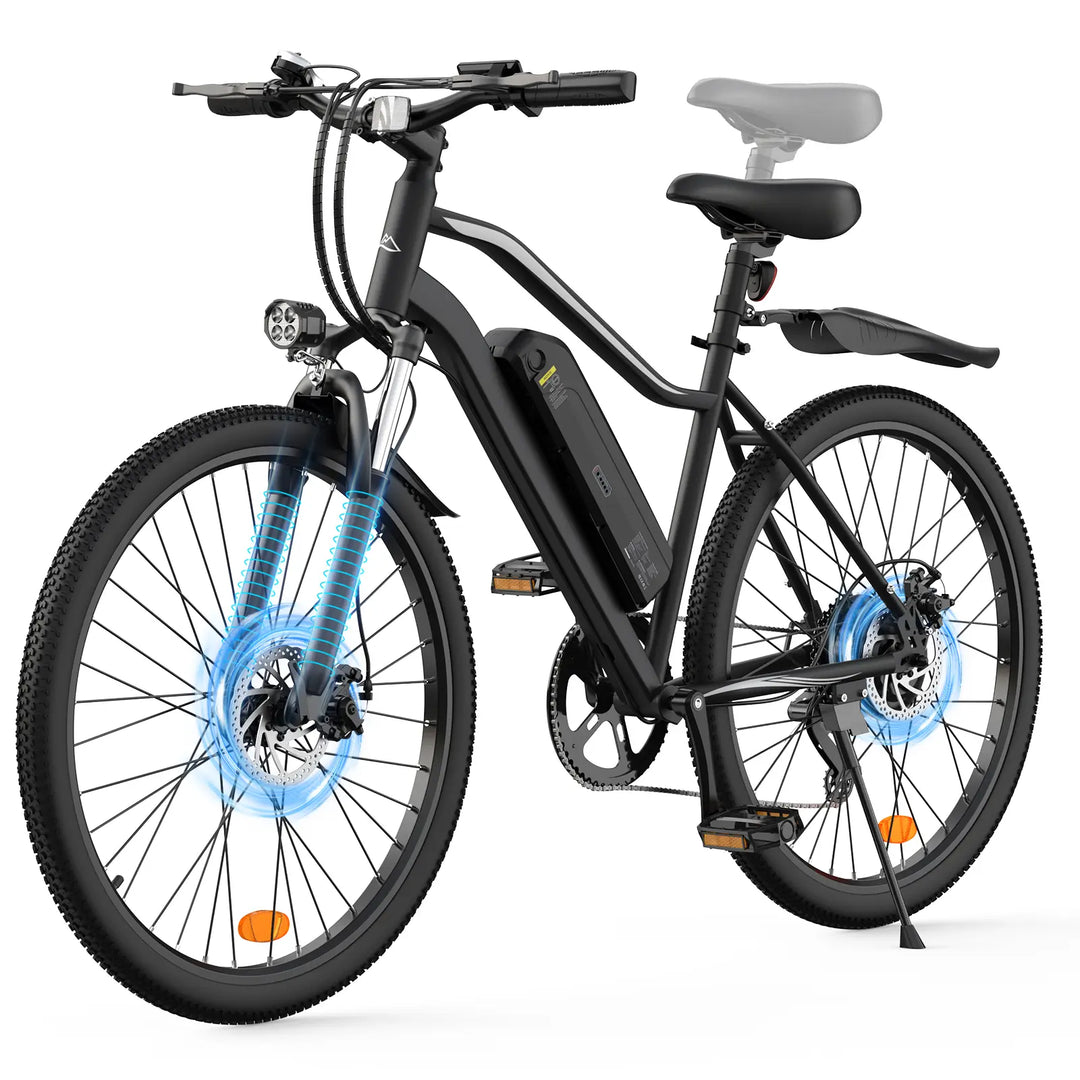 Finbike EB3 Hybrid Electric Bike 36V 10.4Ah Battery Up to 100km Range