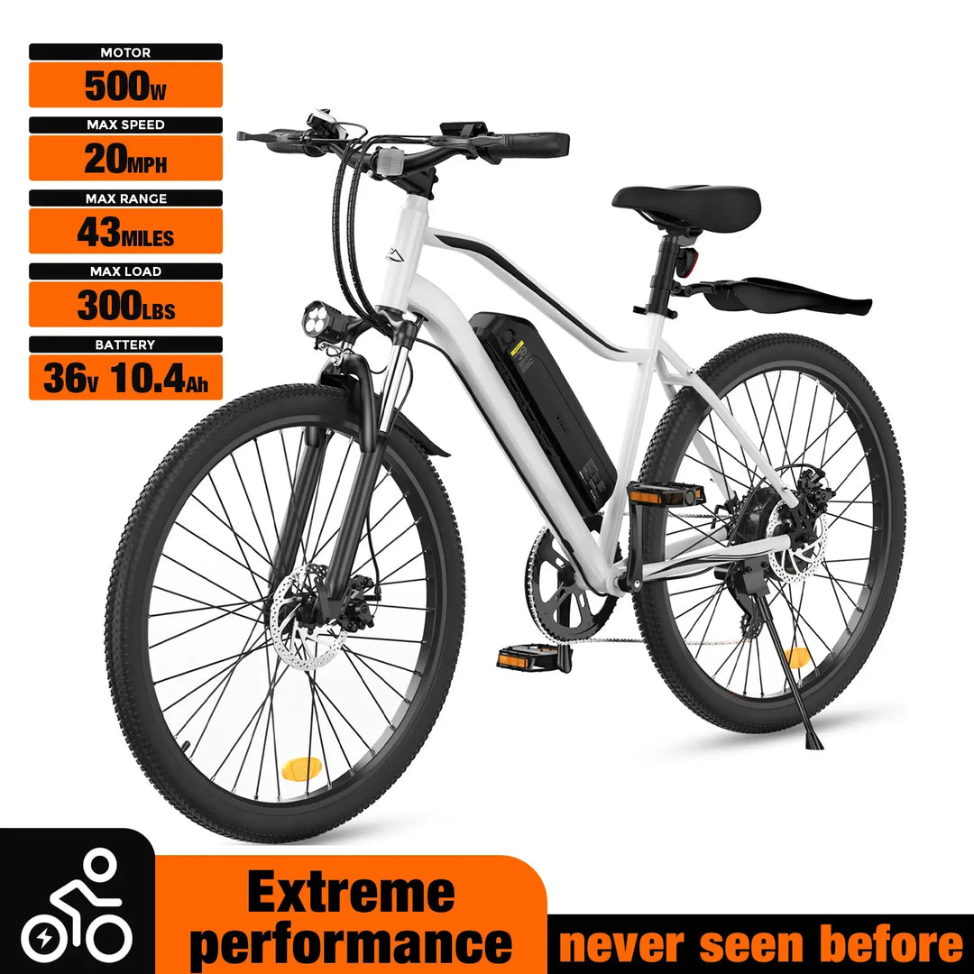 Finbike M10/EB3 Mountain Electric Bike 36V 10.4Ah Battery 35km/h Top Speed