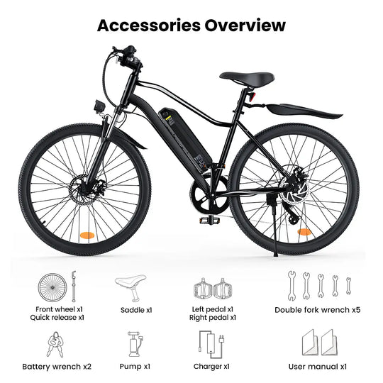 Finbike EB3S Elektrisk Mountainbike 36V 15Ah Batteri 250W Motor