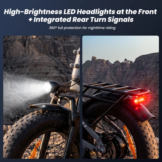Finbike EB8 Fat Electric Bike 144km Range Torque Sensor with Hydraulic Disc Brakes