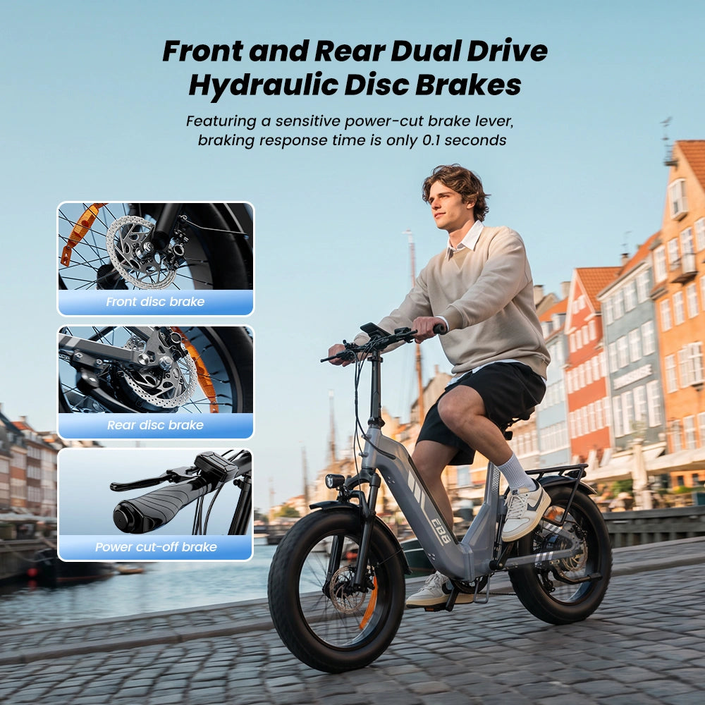 Finbike EB8 Fat Electric Bike 144km Range Torque Sensor with Hydraulic Disc Brakes