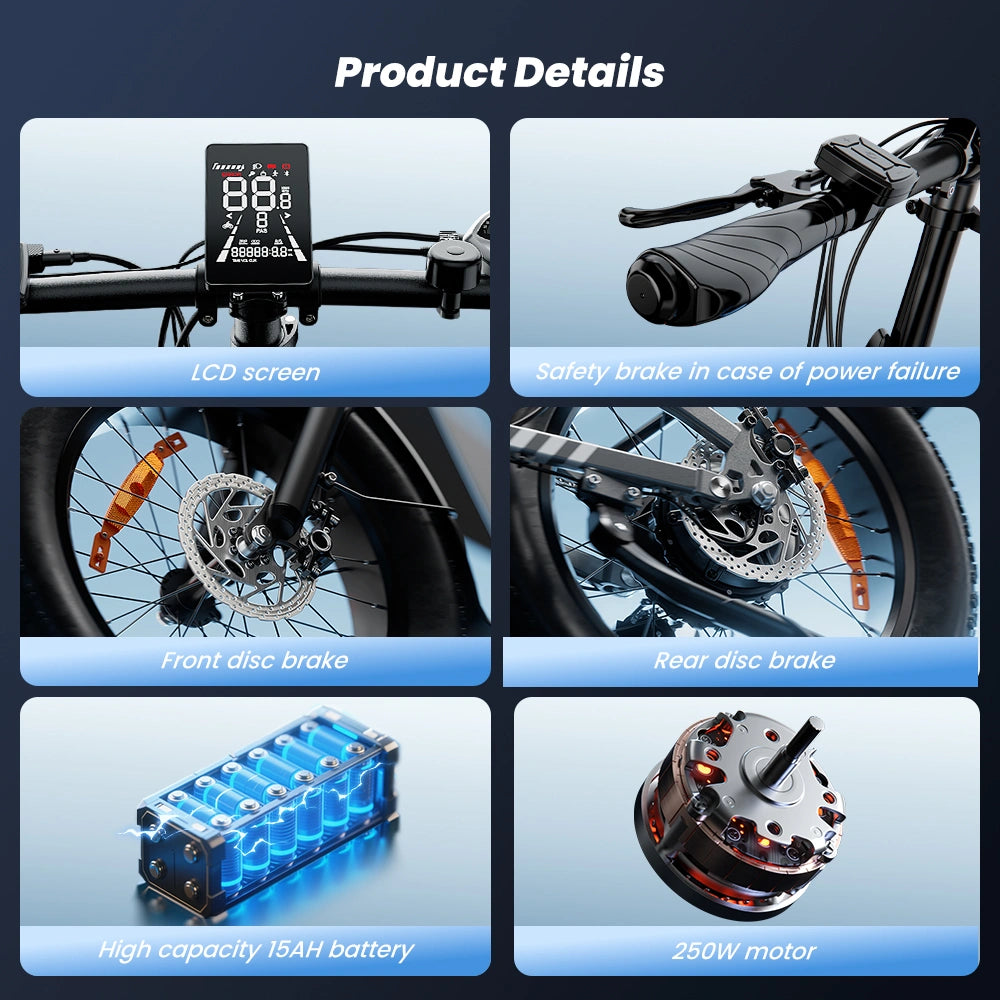 Finbike EB8 Fat Electric Bike 144km Range Torque Sensor with Hydraulic Disc Brakes