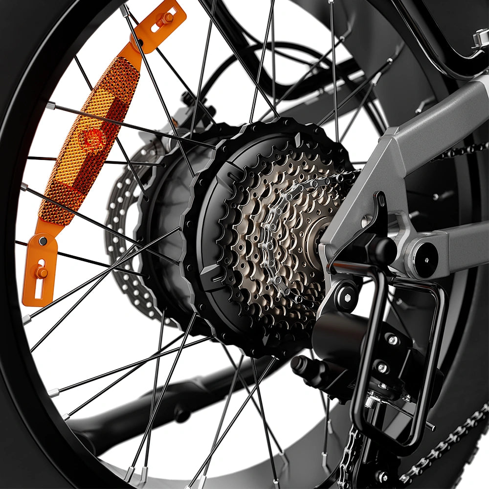 Finbike EB8 Fat Electric Bike 144km Range Torque Sensor with Hydraulic Disc Brakes