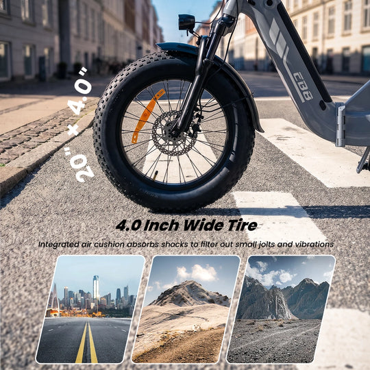 Finbike EB8 Fat Electric Bike 144km Range Torque Sensor with Hydraulic Disc Brakes