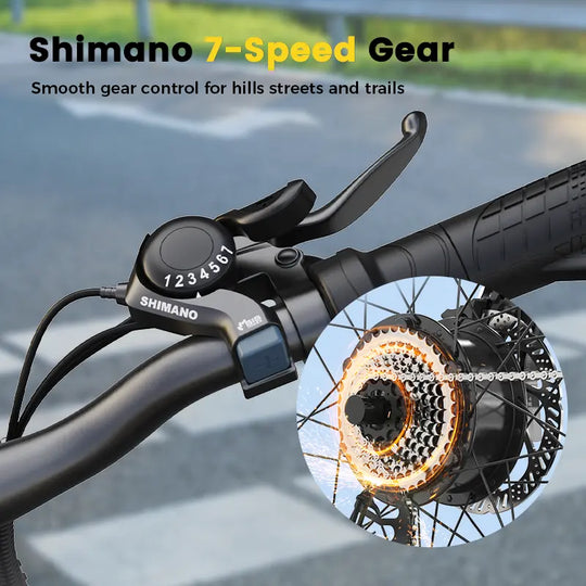 Finbike M10 Mountain Electric Bike 36V 10.4Ah 35km/h Speed - FinBike.com