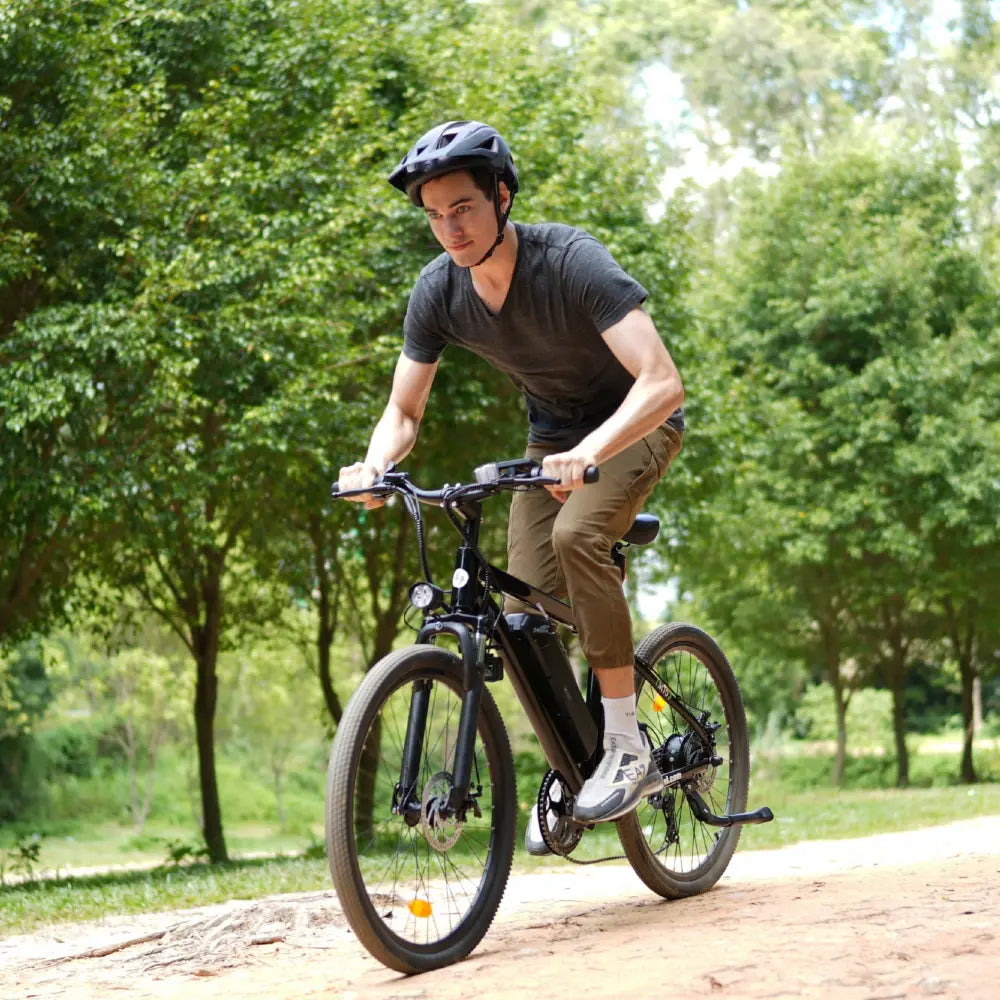 mountainbike mit motor kaufen Finbike M10 Mountain Elektrisches Fahrrad 250W Motor 96km Maximale Rei – FinBike.com