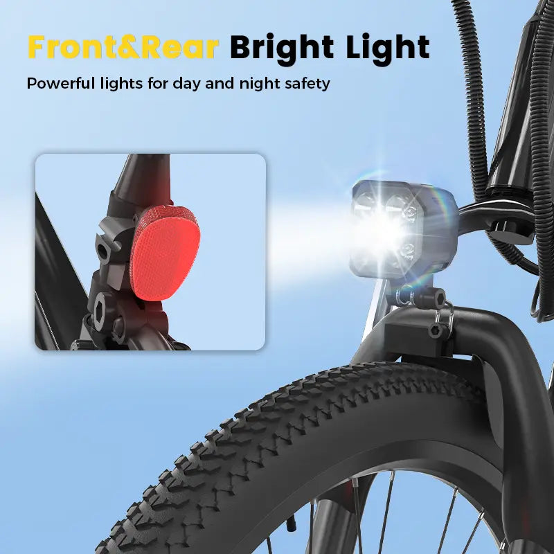 Finbike M10 Mountain Electric Bike 36V 10.4Ah 35km/h Speed - FinBike.com