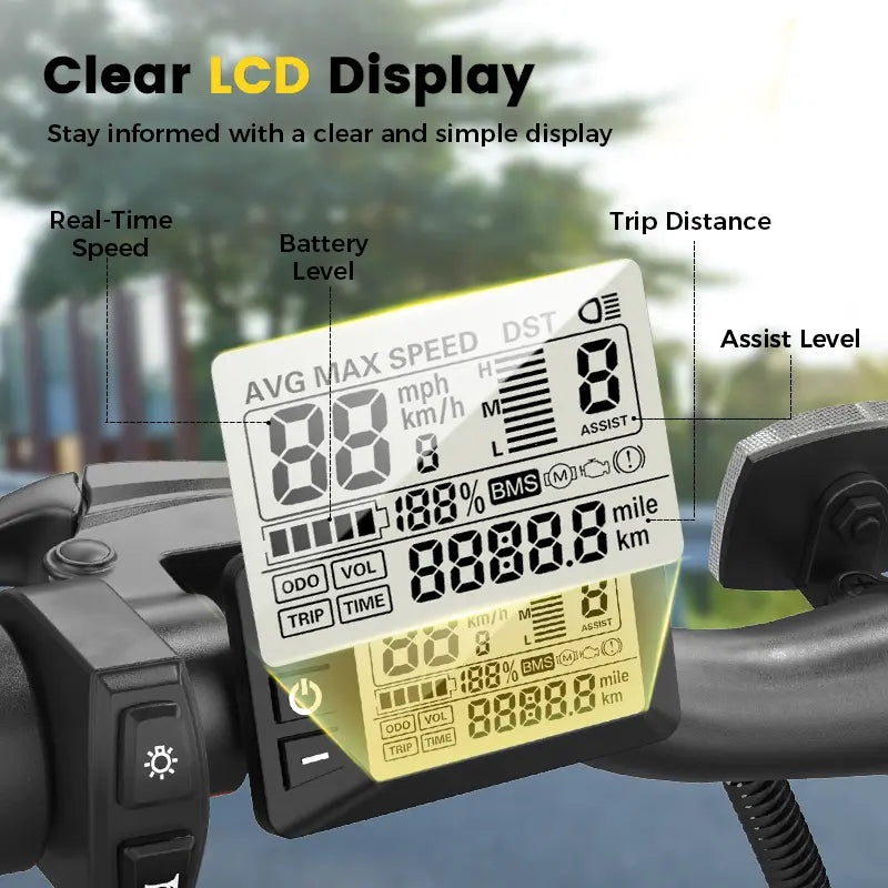 Finbike M10 Mountain Electric Bike 36V 10.4Ah 35km/h Speed - FinBike.com