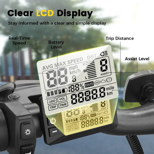 Finbike M10 Mountain Electric Bike 36V 10.4Ah 35km/h Speed - FinBike.com