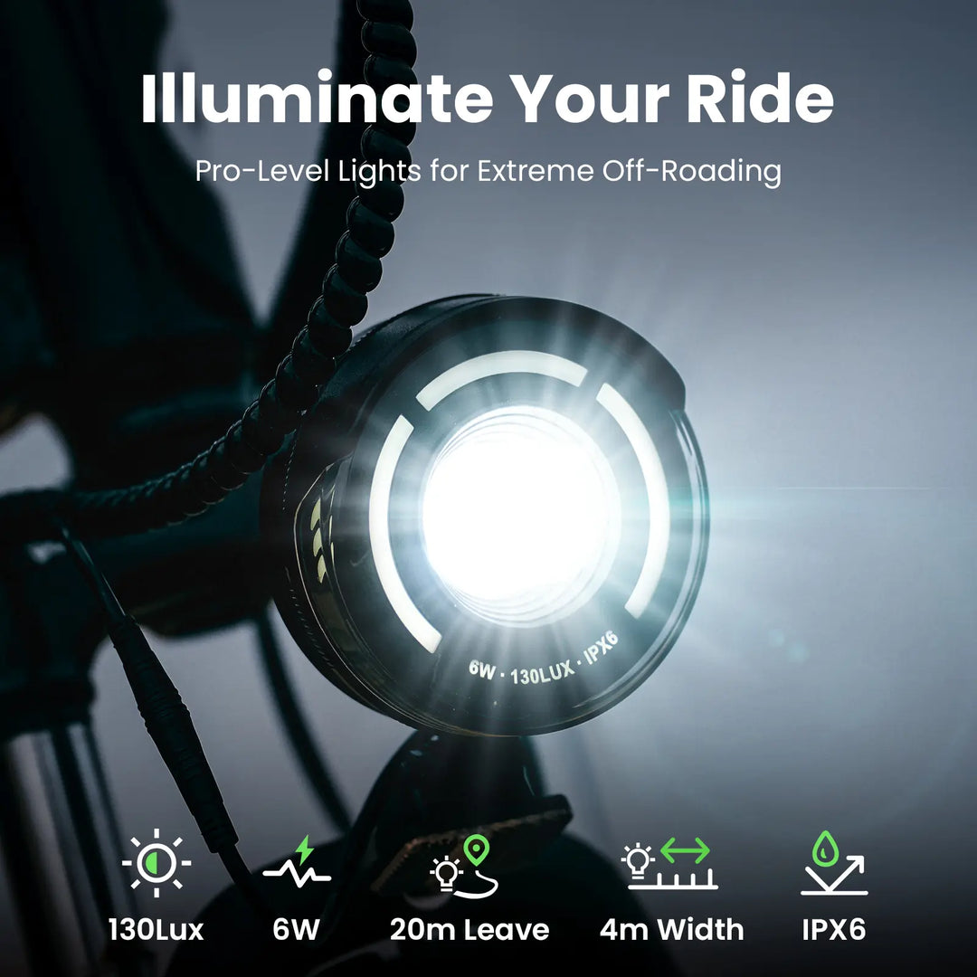 Vélo électrique Finbike M50 Pneus 27,5" Batterie 36V 13Ah Autonomie 70 km