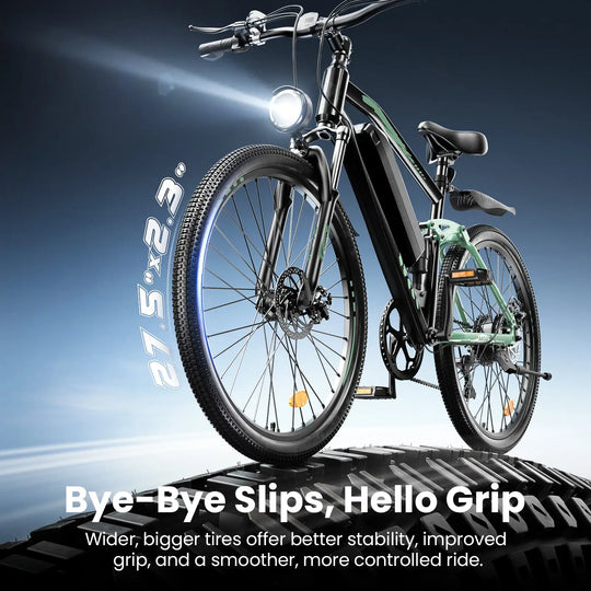 Vélo électrique Finbike M50 Pneus 27,5" Batterie 36V 13Ah Autonomie 70 km