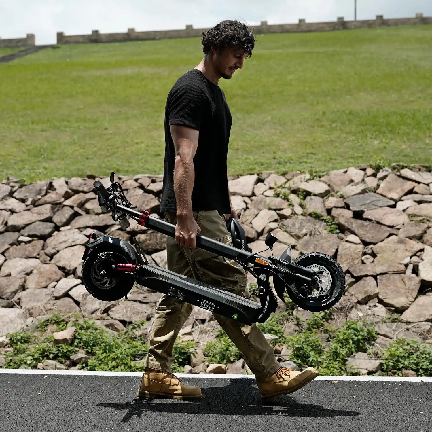 Finbike T4 Off-Road Electric Scooter 48V 12.5Ah Battery with ABE - FinBike.com