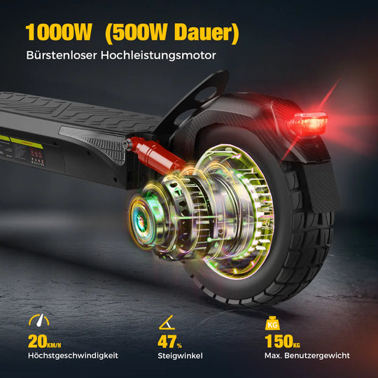 Finbike T4 Off-Road Electric Scooter 48V 12.5Ah Battery with ABE - FinBike.com