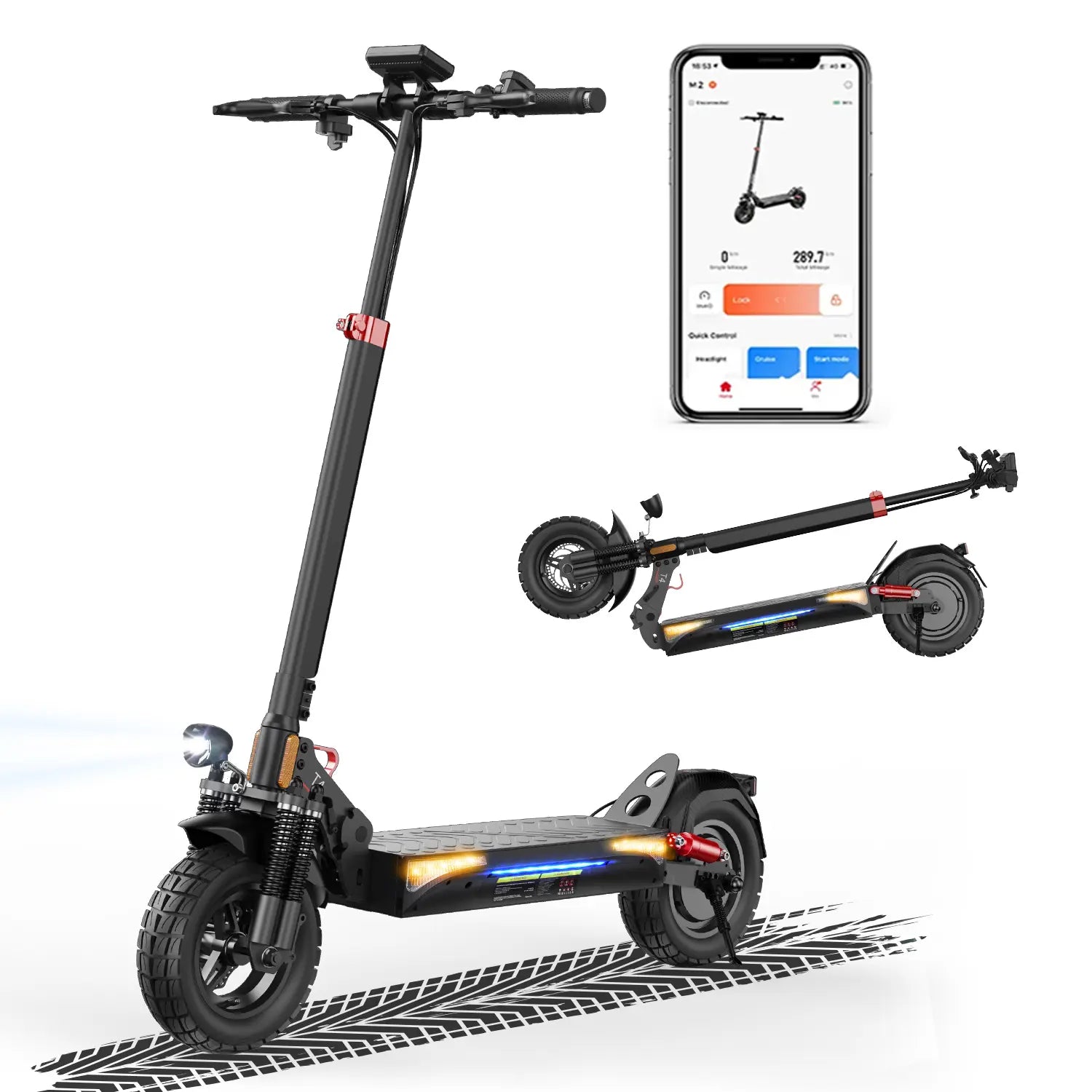 Finbike T4 Electric Scooter 48V 12.5Ah Battery with ABE