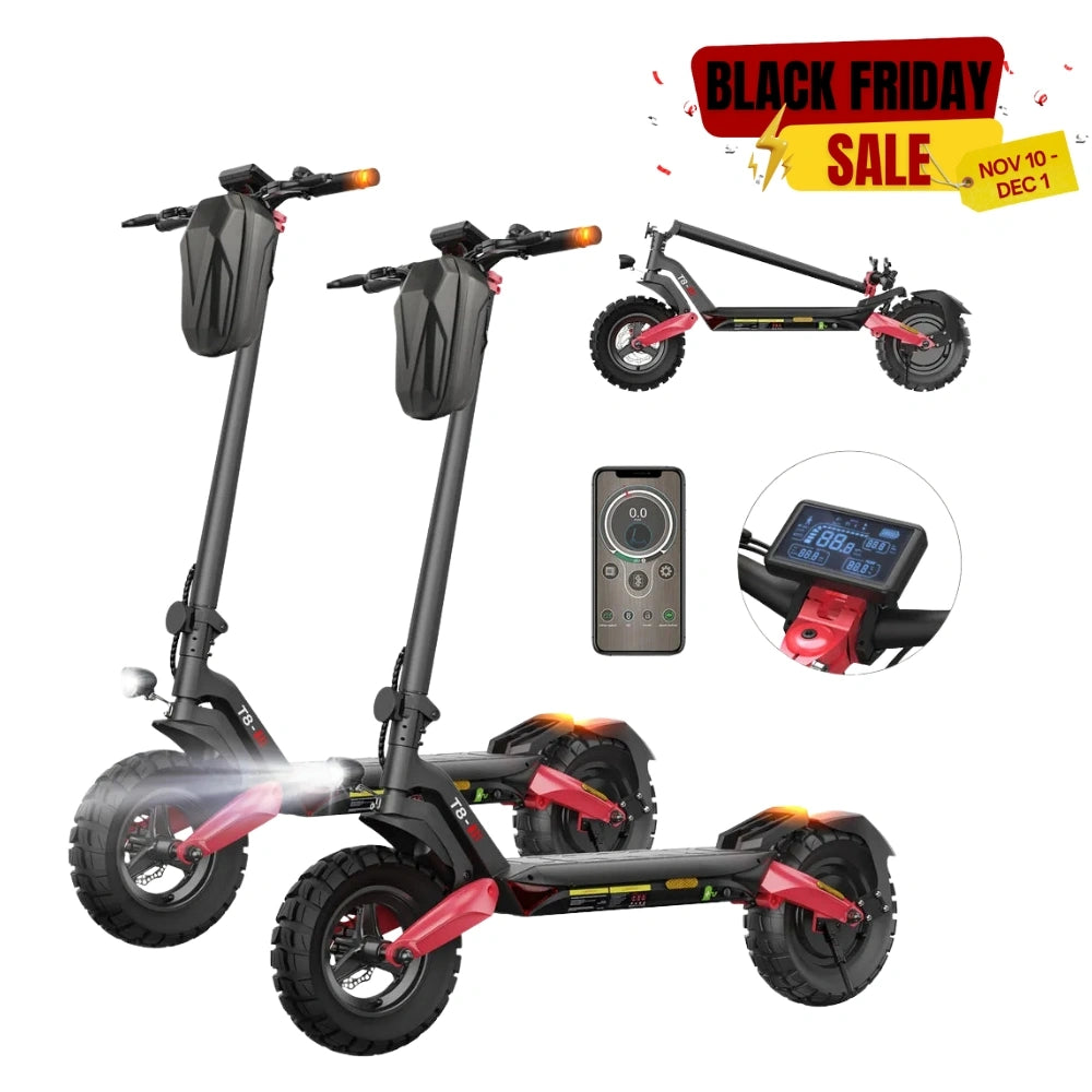 Finbike T8 Electric Scooter with ABE 48V 15Ah 100km Range