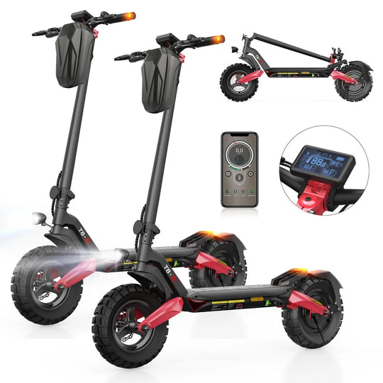 Finbike T8 Electric Scooter 48V 15Ah Battery 100km Range with ABE - FinBike.com