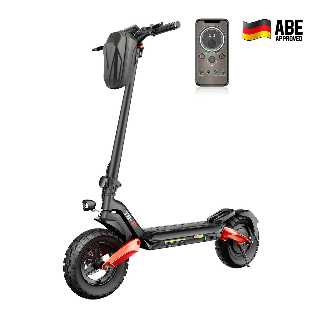 Finbike T8 Electric Scooter 48V 15Ah Battery 100km Range with ABE - FinBike.com