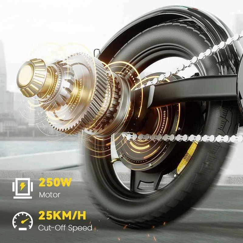 Finbike U1 Electric City Bike 36V 7.8Ah Battery 45km Max Range