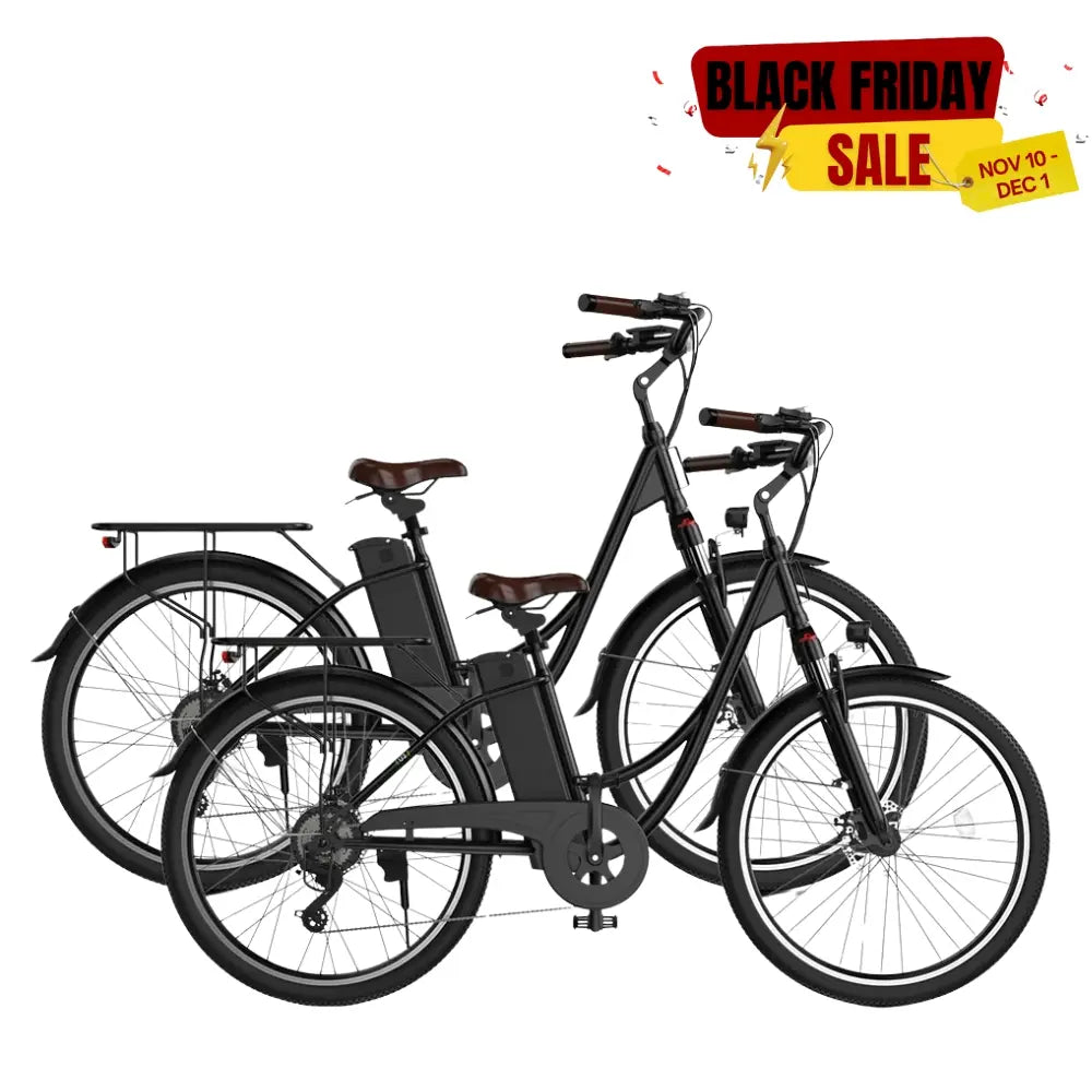 Finbike U2 Step-Thru Electric Bike 36V 13Ah Battery 75km Range - FinBike.com